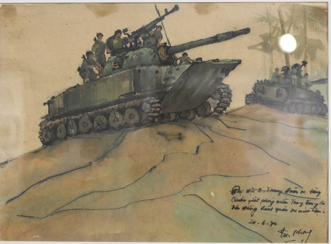 Xem ký họa Ký ức chiến trường của liệt sĩ - họa sĩ Hà Xuân Phong - Ảnh 9.