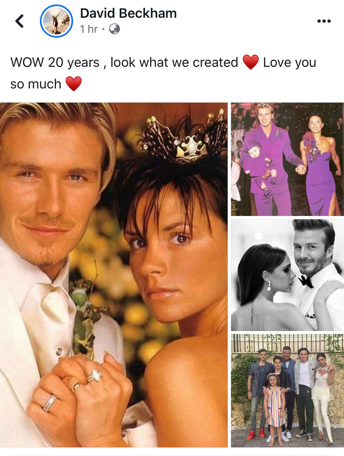 Beckham tự hào 20 năm một vợ bốn con, hạnh phúc với Victoria - Ảnh 2.