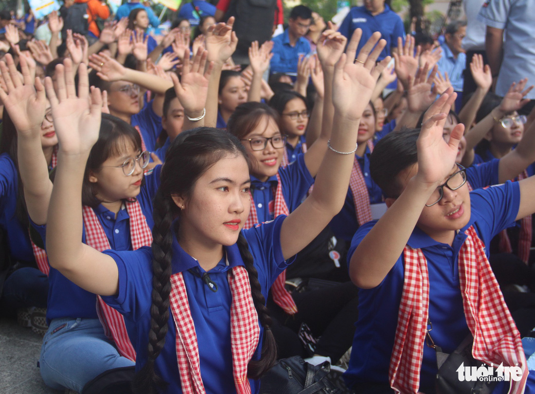 Hàng ngàn bạn trẻ xuất quân Mùa hè xanh 2019 - Ảnh 13.