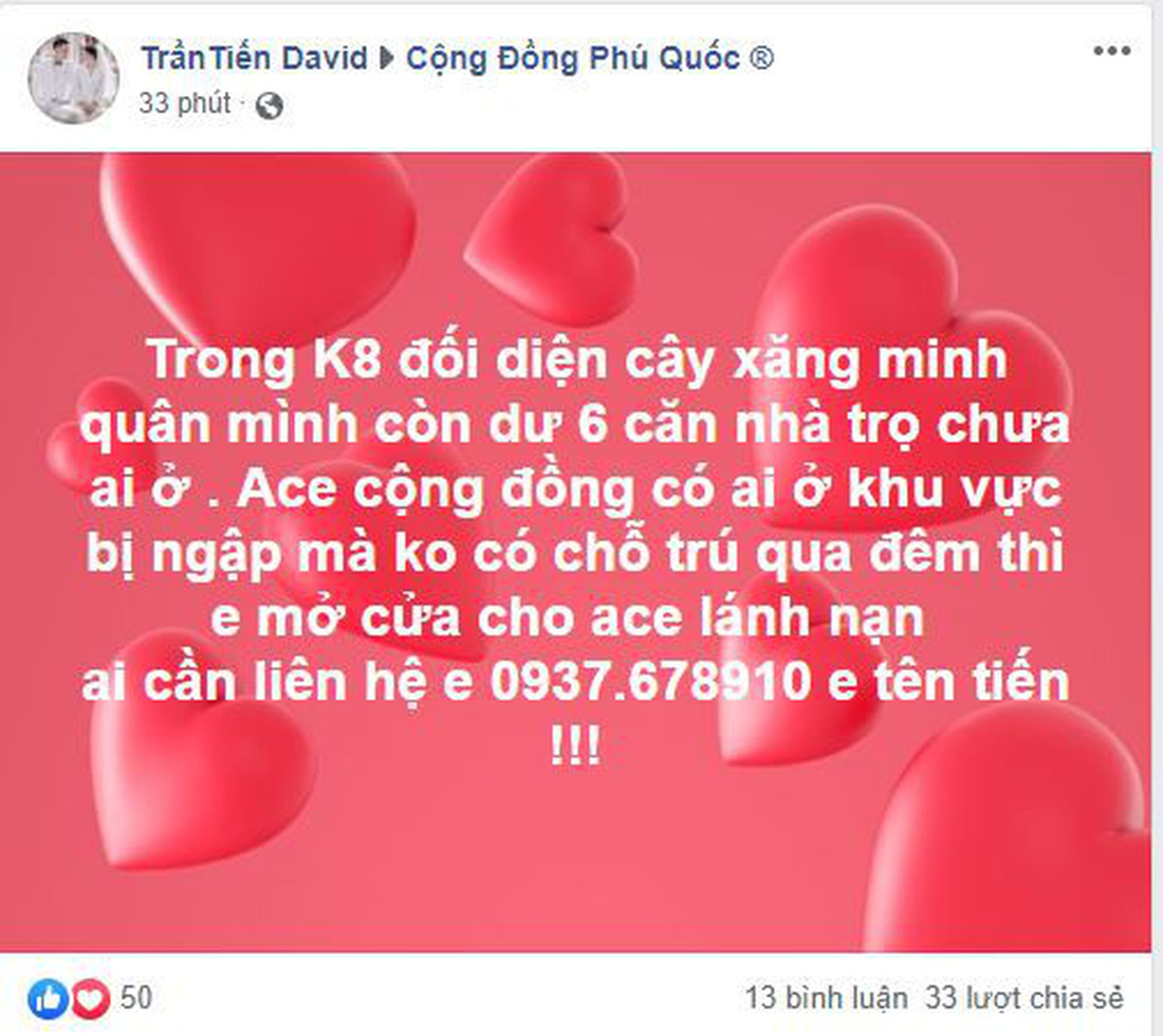 Phú Quốc đêm chạy ngập, nhiều nơi rộng cửa mời bà con tá túc - Ảnh 4.