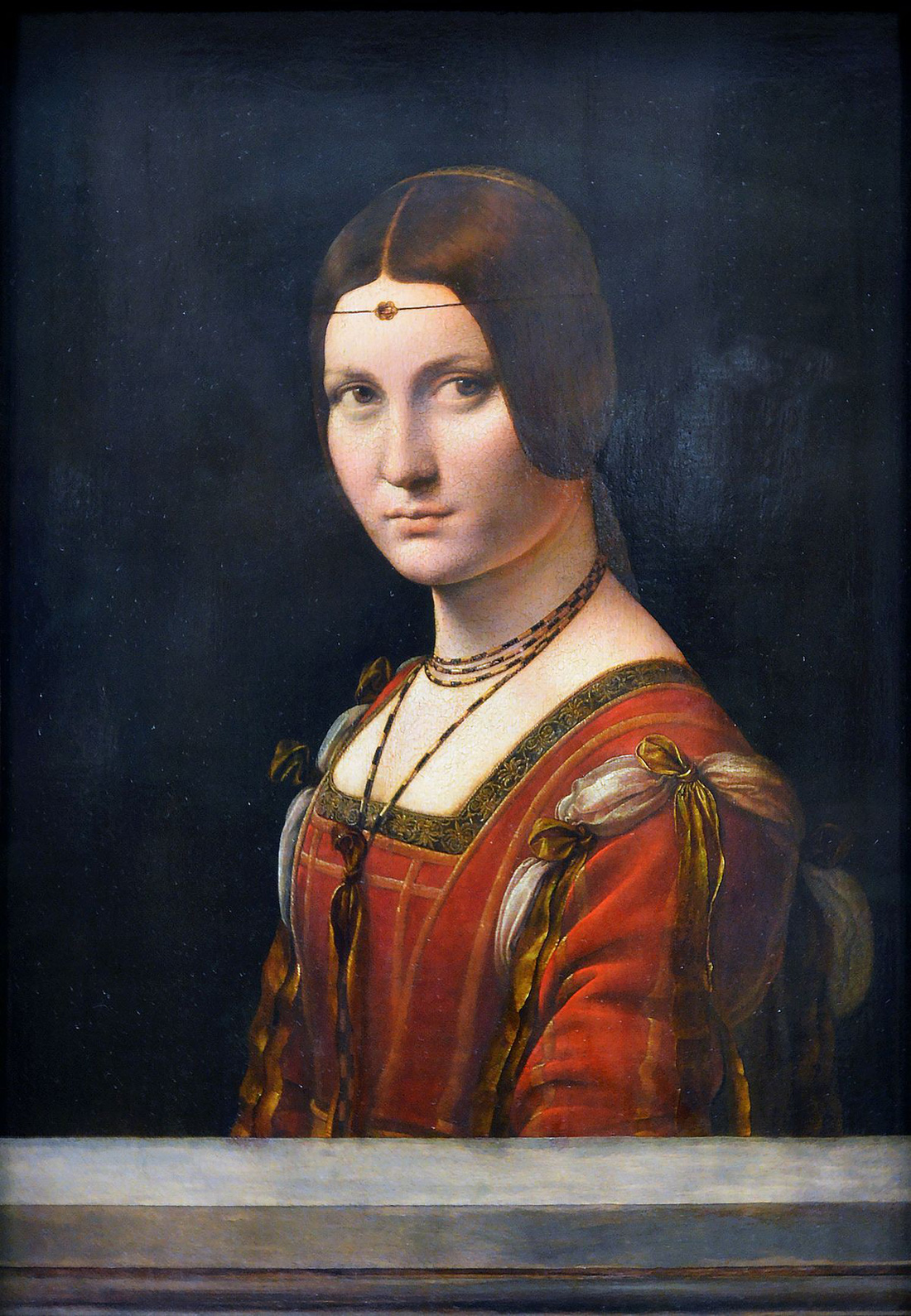 Mật mã Da Vinci trong bức tranh Quý cô và con chồn - Ảnh 5.