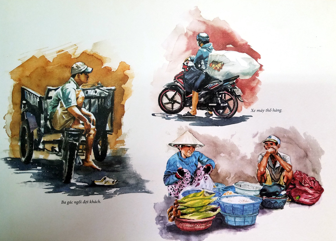 Dạo phố Sài Gòn qua tranh và ký họa của Phạm Công Tâm - Ảnh 15.