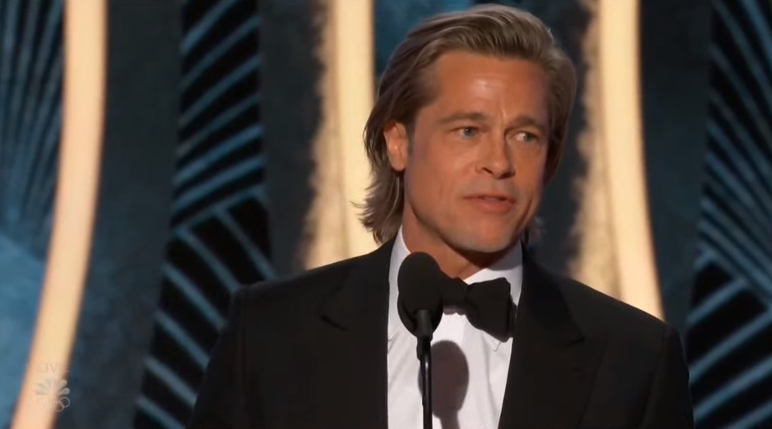 Nam diễn viên Brad Pitt giành Nam diễn viên phụ xuất sắc nhất Best Supporting Actor in a Motion Picture cho vai diễn của anh trong once Upon a Time in Hollywood