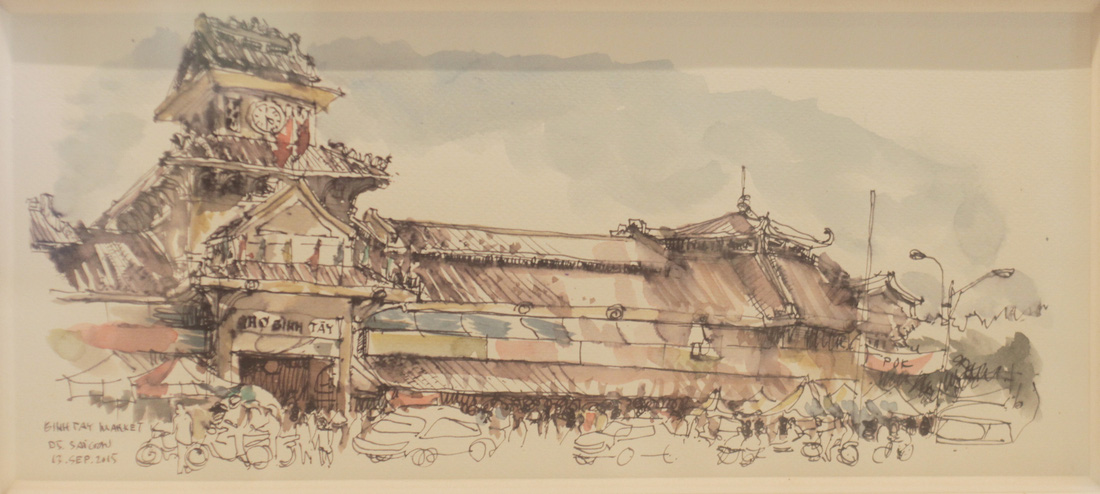 Hồn đô thị qua tác phẩm của họa sĩ Phong Khiếu - Ảnh 4.