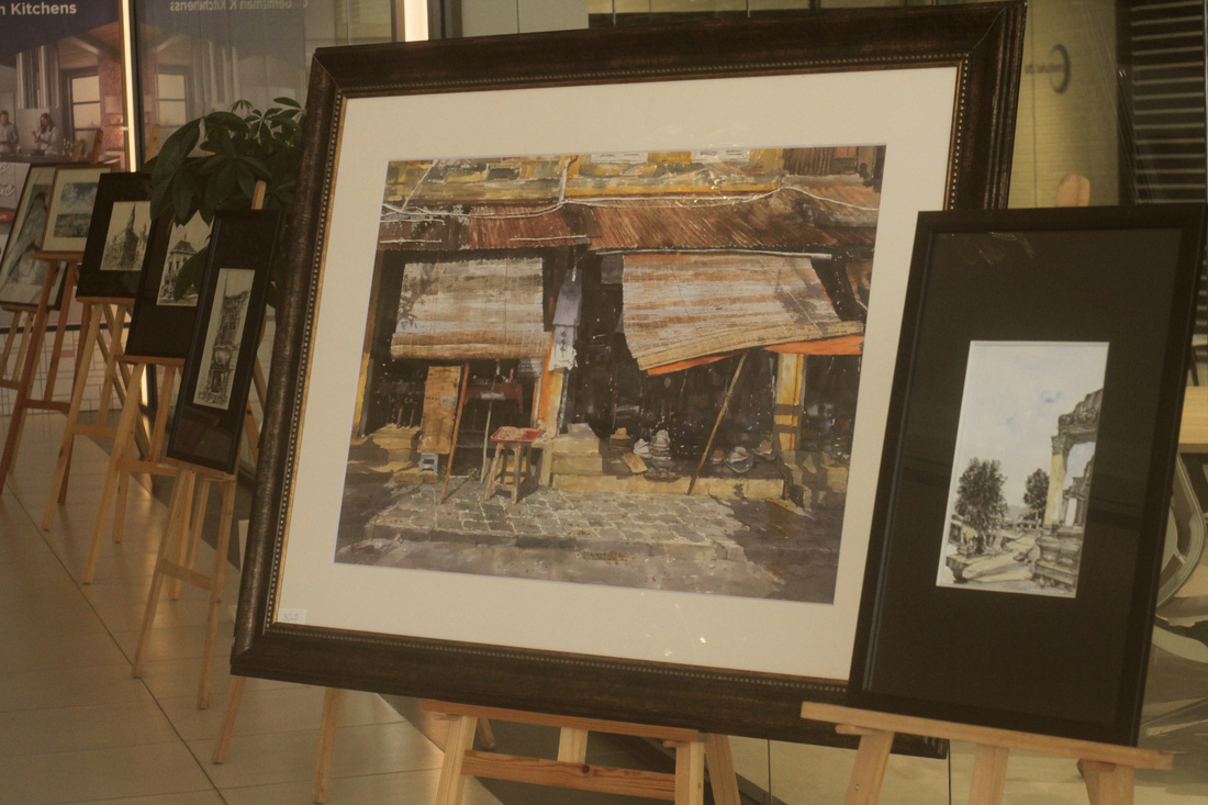 Hồn đô thị qua tác phẩm của họa sĩ Phong Khiếu - Ảnh 7.