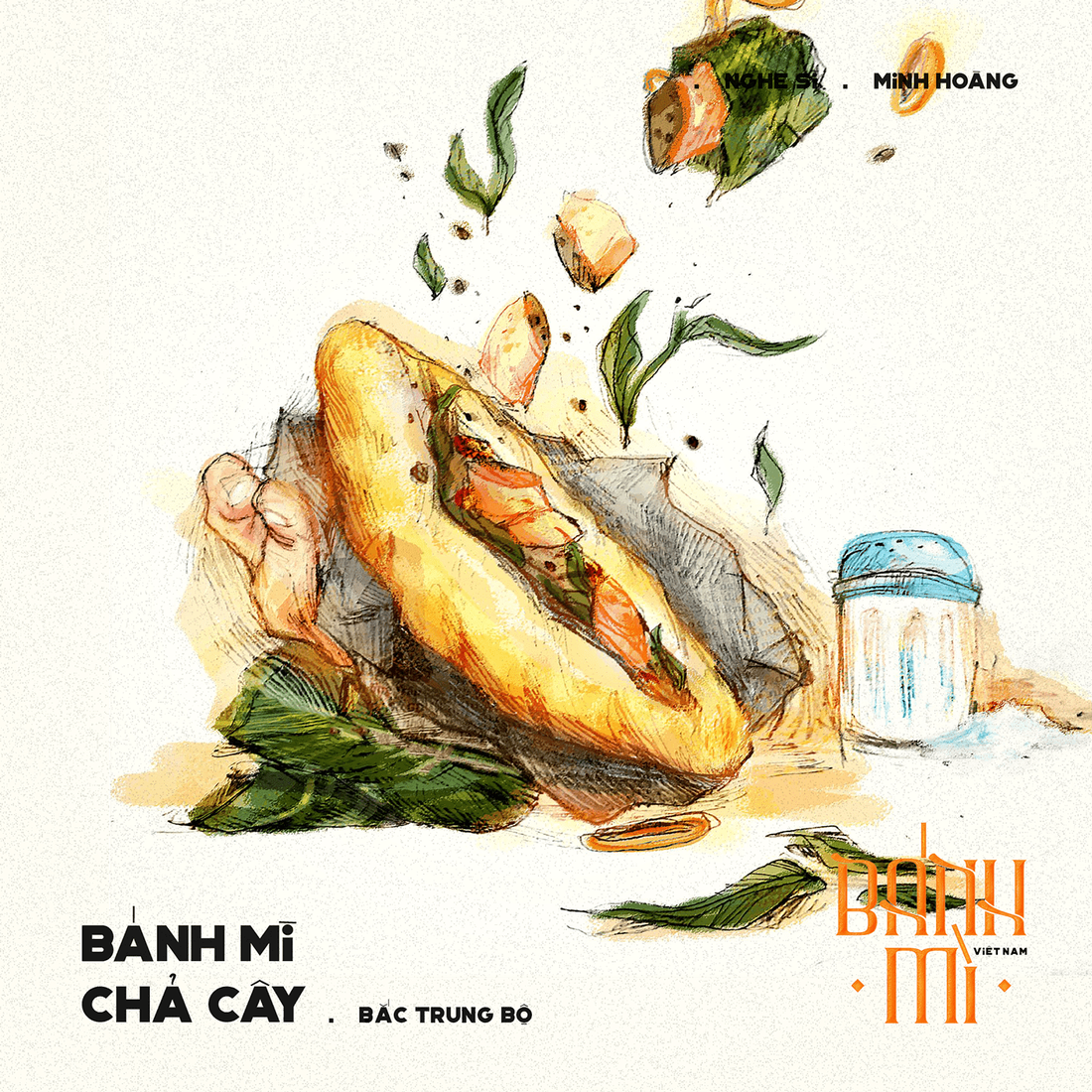 Lên cơn thèm với loạt tranh bánh mì khiến dân mạng ‘sôi sùng sục’ - Ảnh 7.