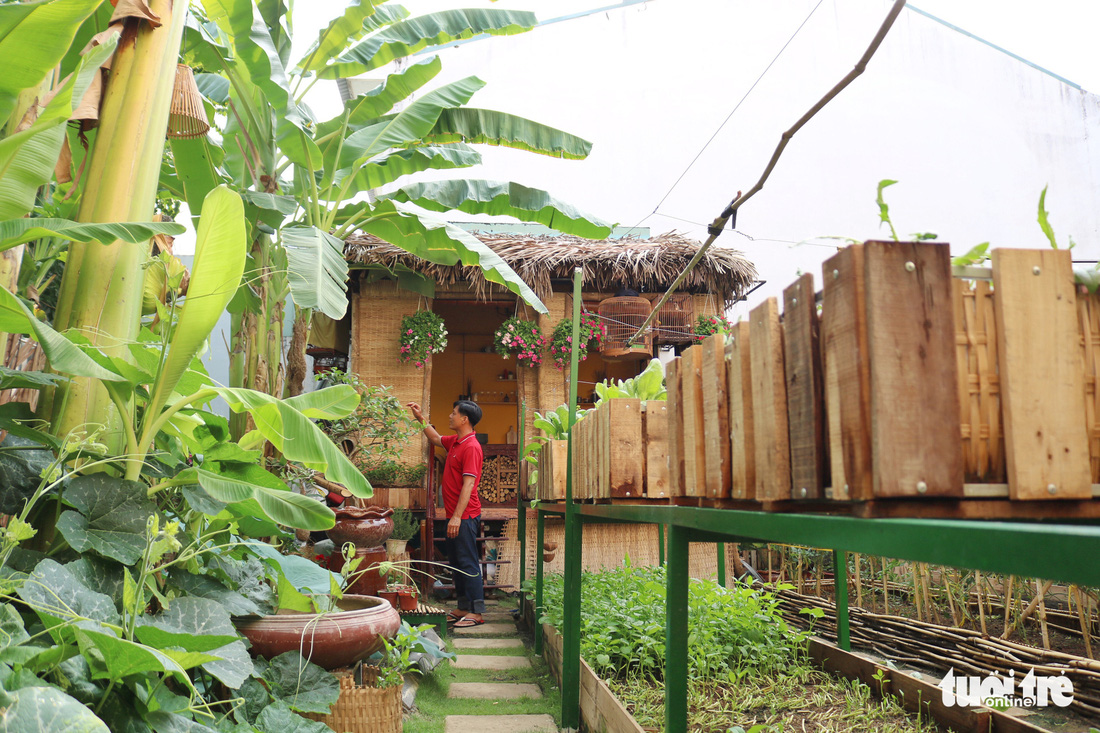 Đôi vợ chồng ở Sài Gòn biến khu đất 273m² thành vườn rau đầy cây trái sau thời gian cách ly - Ảnh 10.