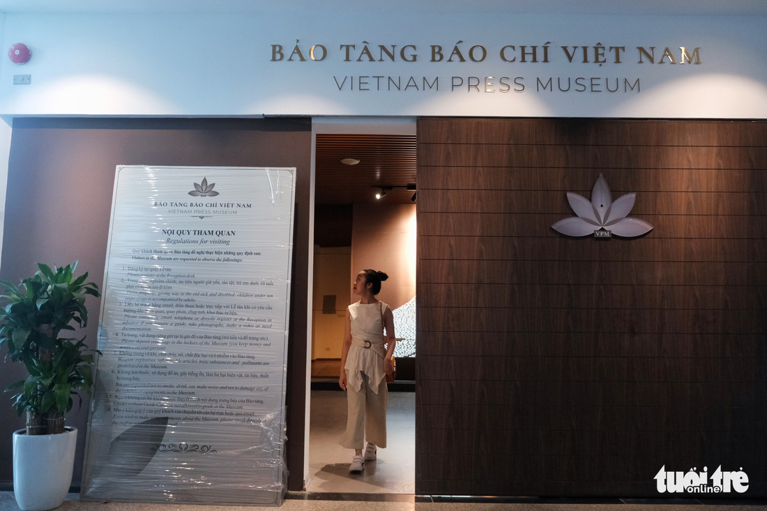 Bảo tàng Báo chí Việt Nam trước ngày khai trương - Ảnh 1.