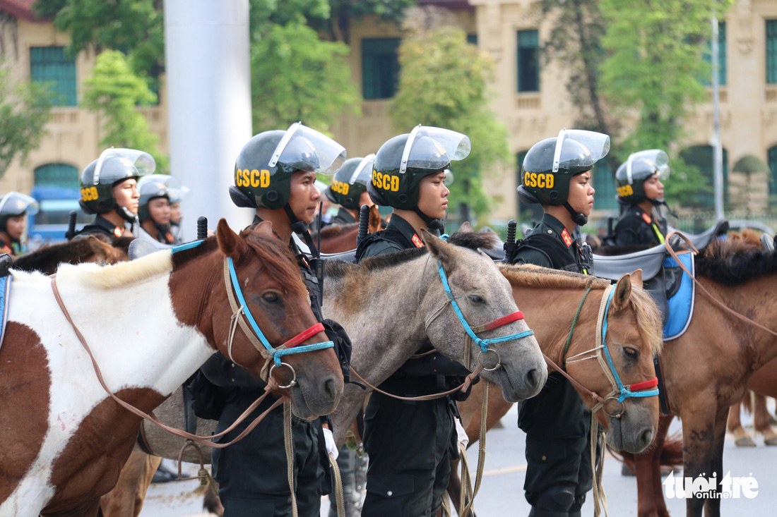 Ra mắt Đoàn cảnh sát cơ động kỵ binh - Ảnh 9.
