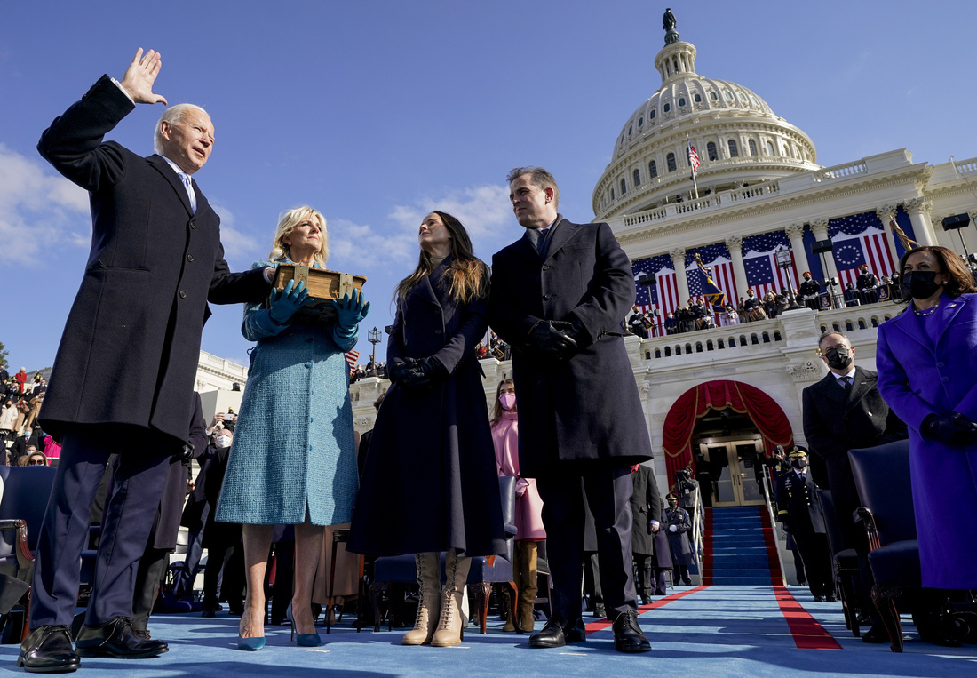 Toàn cảnh lễ nhậm chức của Tổng thống Mỹ Joe Biden qua ảnh - Ảnh 1.