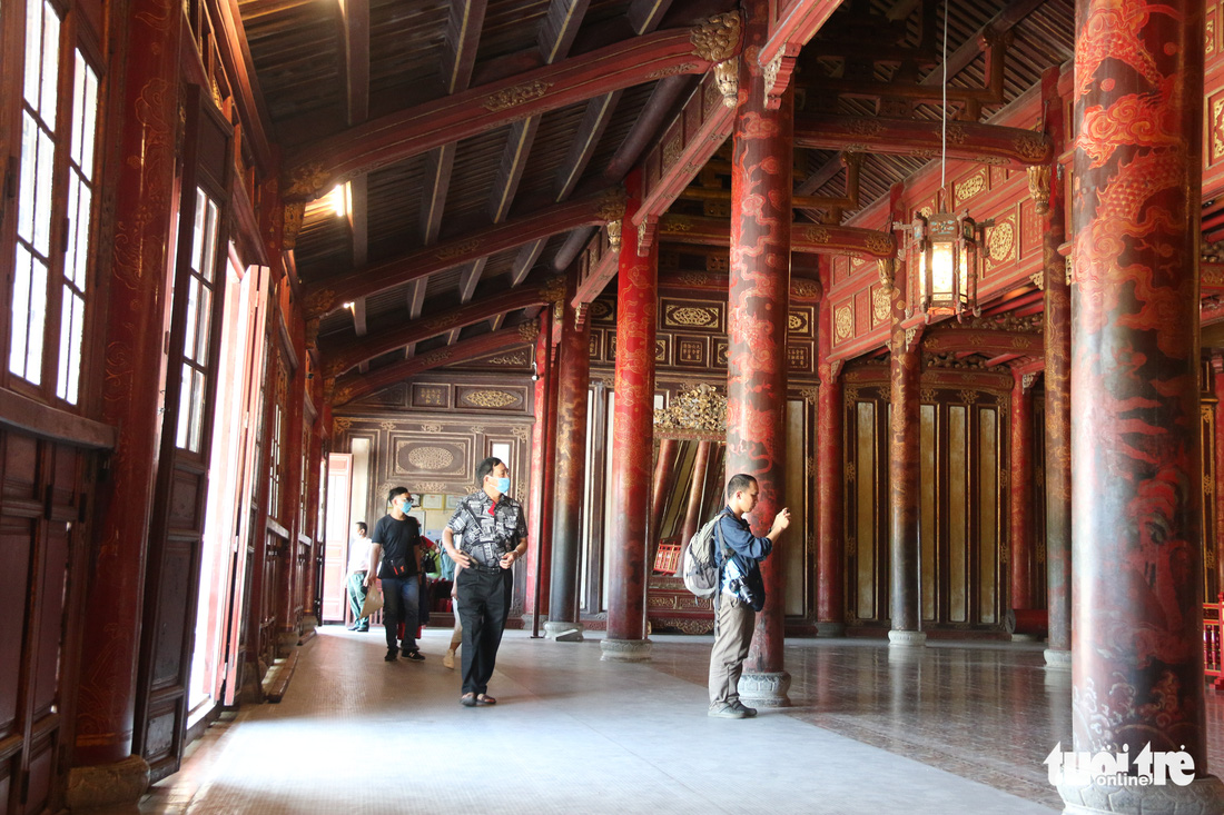 Điện Thái Hòa - ngôi điện quan trọng bậc nhất Hoàng cung Huế - trước lúc được trùng tu - Ảnh 5.