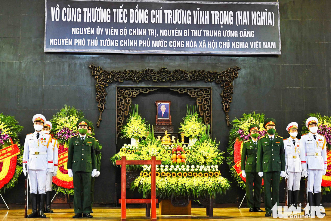 Lễ viếng nguyên Phó thủ tướng Trương Vĩnh Trọng tại Bến Tre và Hà Nội - Ảnh 13.