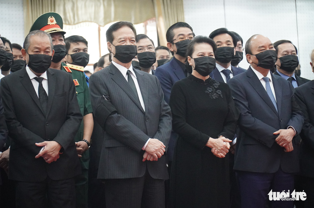 Lễ viếng nguyên Phó thủ tướng Trương Vĩnh Trọng tại Bến Tre và Hà Nội - Ảnh 1.