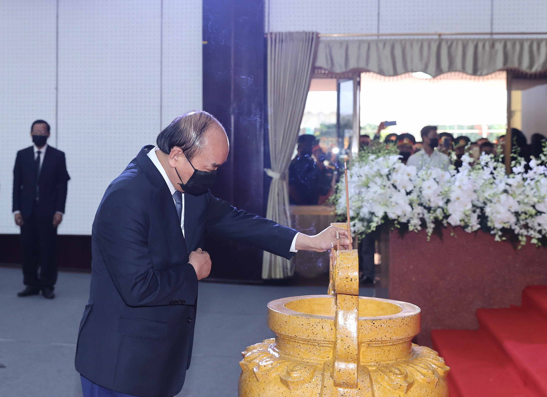 Lễ viếng nguyên Phó thủ tướng Trương Vĩnh Trọng tại Bến Tre và Hà Nội - Ảnh 3.