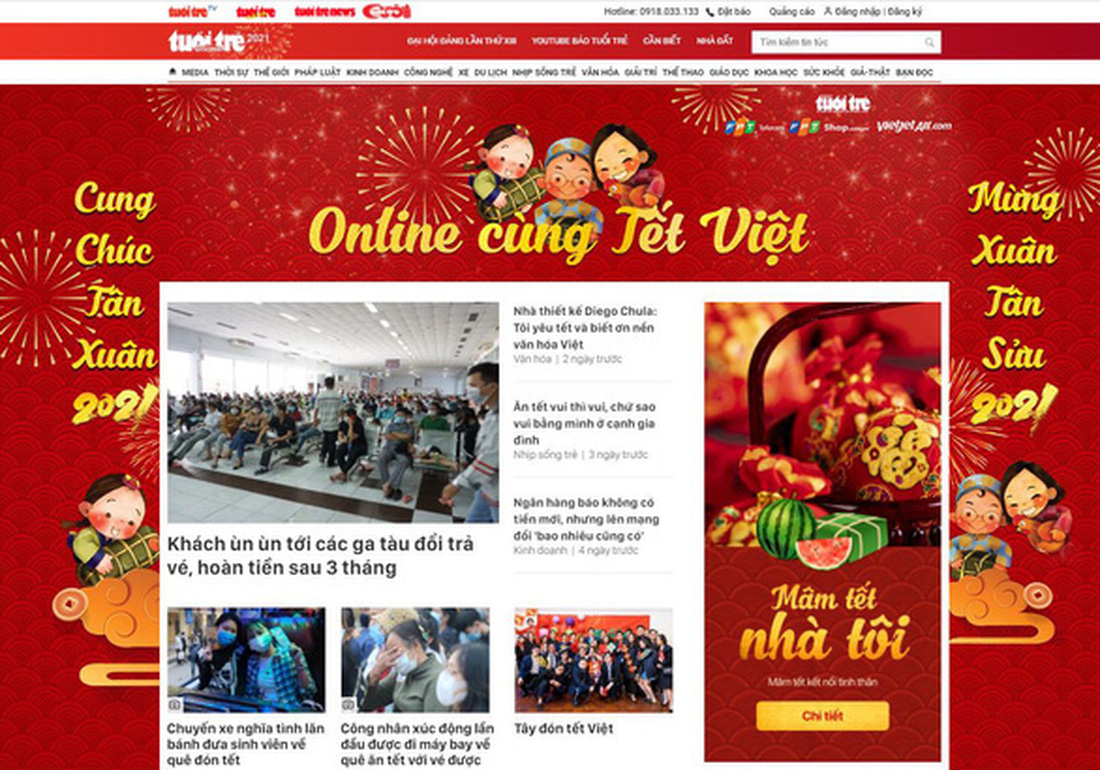 Tổng kết chương trình Online cùng Tết Việt và trao giải cuộc thi Tết xưa - Tết nay - Ảnh 1.