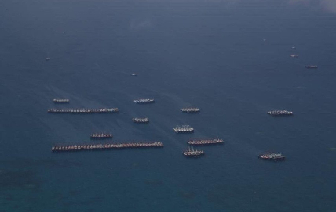 Cận cảnh đội hình tàu Trung Quốc tại Đá Ba Đầu - Ảnh 5.