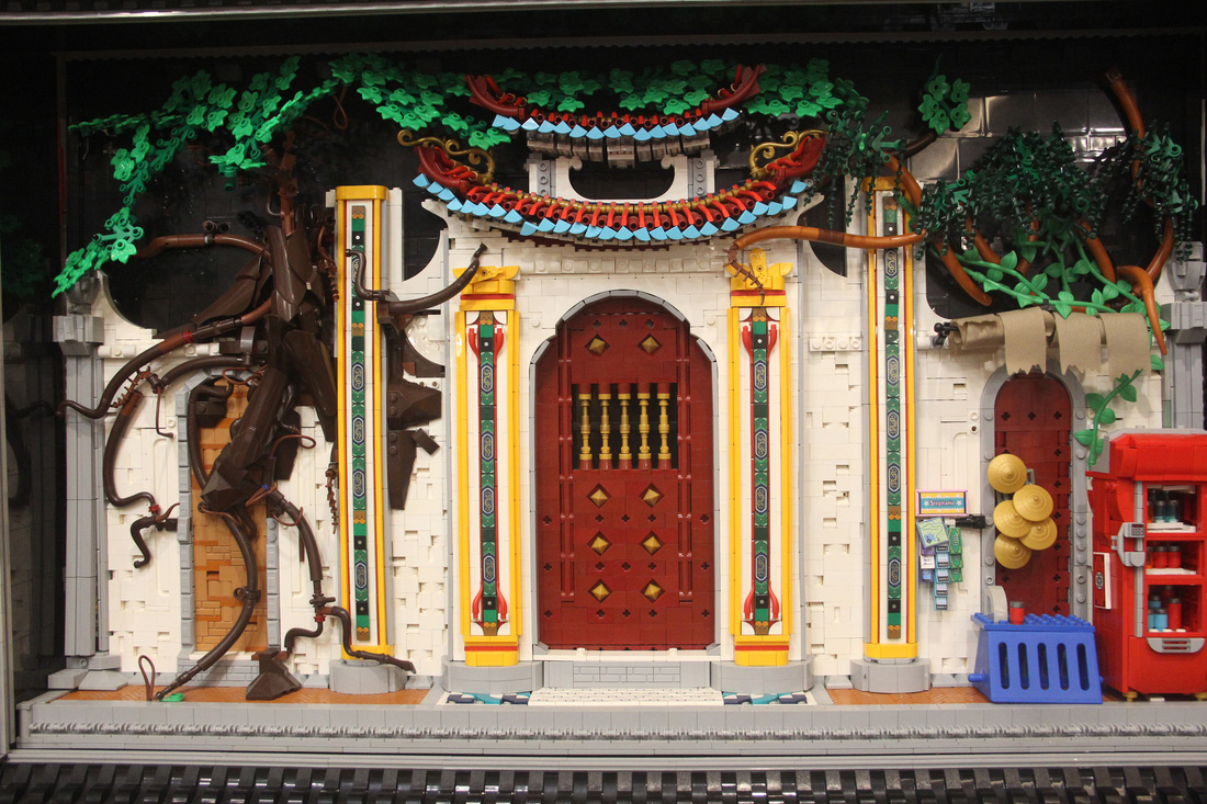 Đình chùa, đường phố Việt Nam được tái hiện độc đáo bằng lego - Ảnh 1.