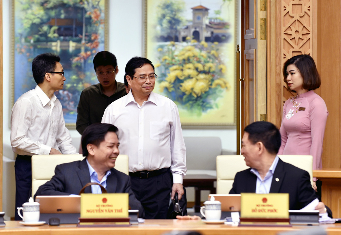 Chùm ảnh Thủ tướng Phạm Minh Chính chủ trì phiên họp Chính phủ - Ảnh 6.