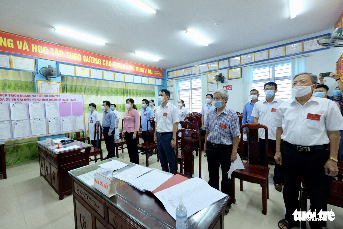 Bầu cử đặc biệt ở Bệnh viện dã chiến số 1 Bắc Ninh - Ảnh 2.