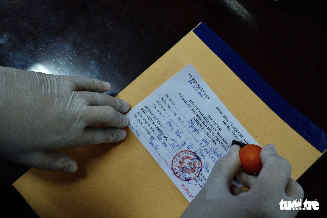 Bầu cử đặc biệt ở Bệnh viện dã chiến số 1 Bắc Ninh - Ảnh 13.