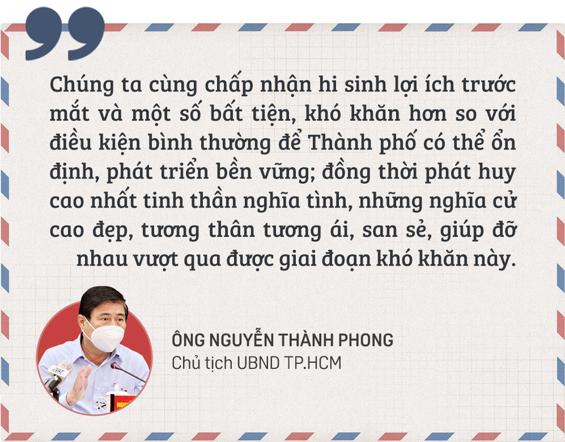 Chủ tịch Nguyễn Thành Phong gửi thư đến người dân TP.HCM: 8 giải pháp hiệu quả để chống dịch - Ảnh 2.