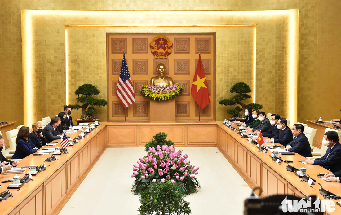 Những hình ảnh đáng nhớ của Phó tổng thống Mỹ Kamala Harris ở Việt Nam - Ảnh 6.