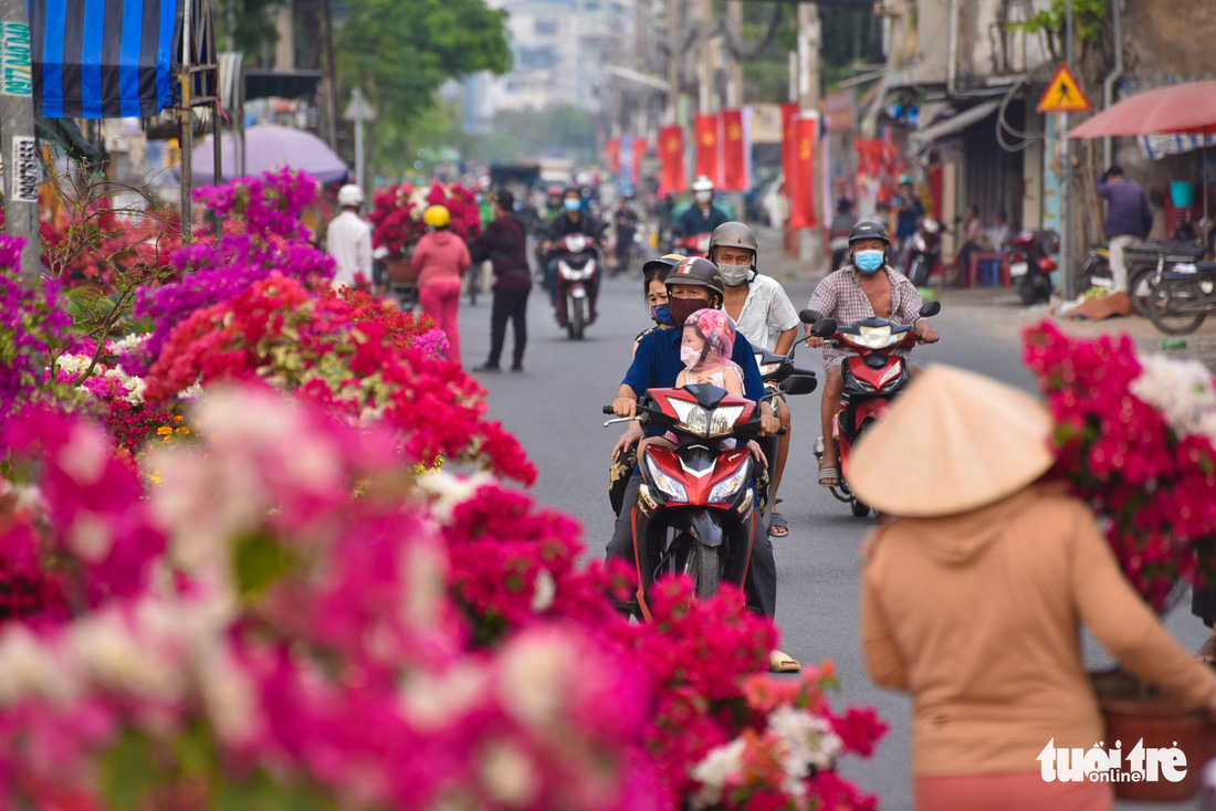 Sắc xuân đã về trên bến Bình Đông - Ảnh 1.