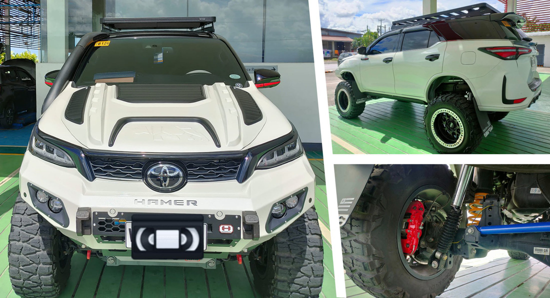 Toyota Fortuner độ hầm hố, biến thành ‘quái vật offroad’, ghế như siêu xe - Ảnh 5.