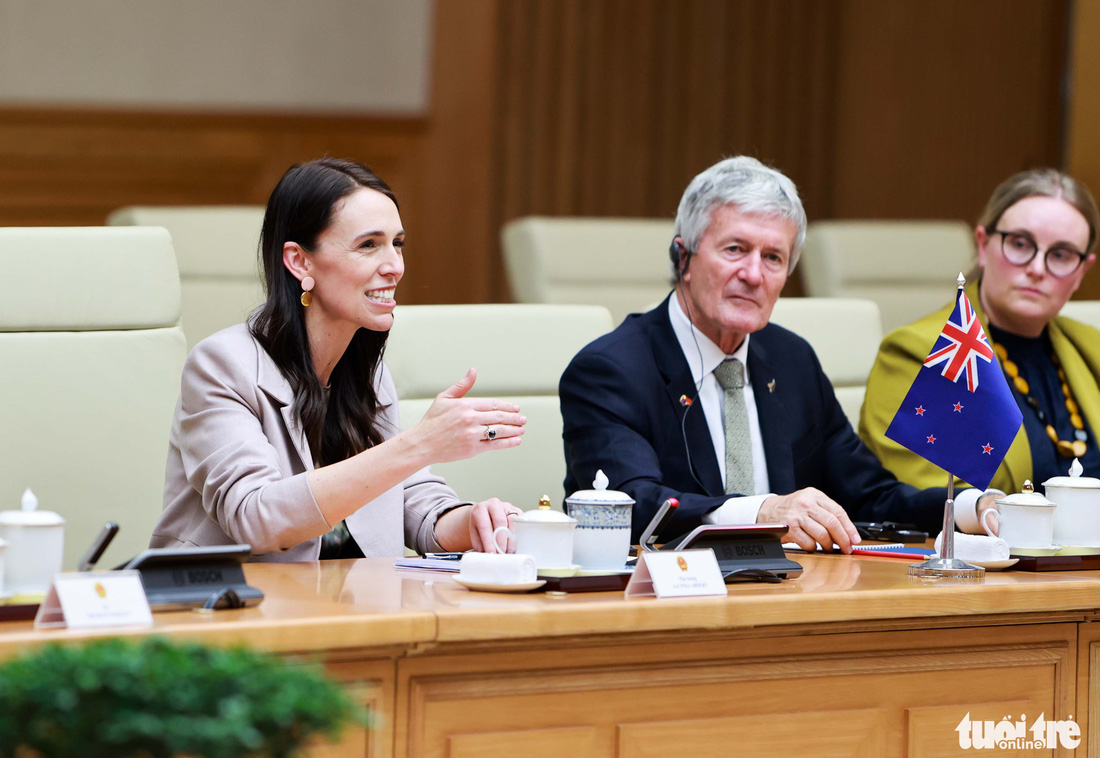 Thủ tướng Phạm Minh Chính đón và hội đàm với Thủ tướng New Zealand Jacinda Ardern - Ảnh 6.