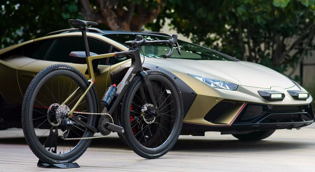 Lamborghini làm xe đạp, đắt ngang ô tô giá rẻ - Ảnh 1.