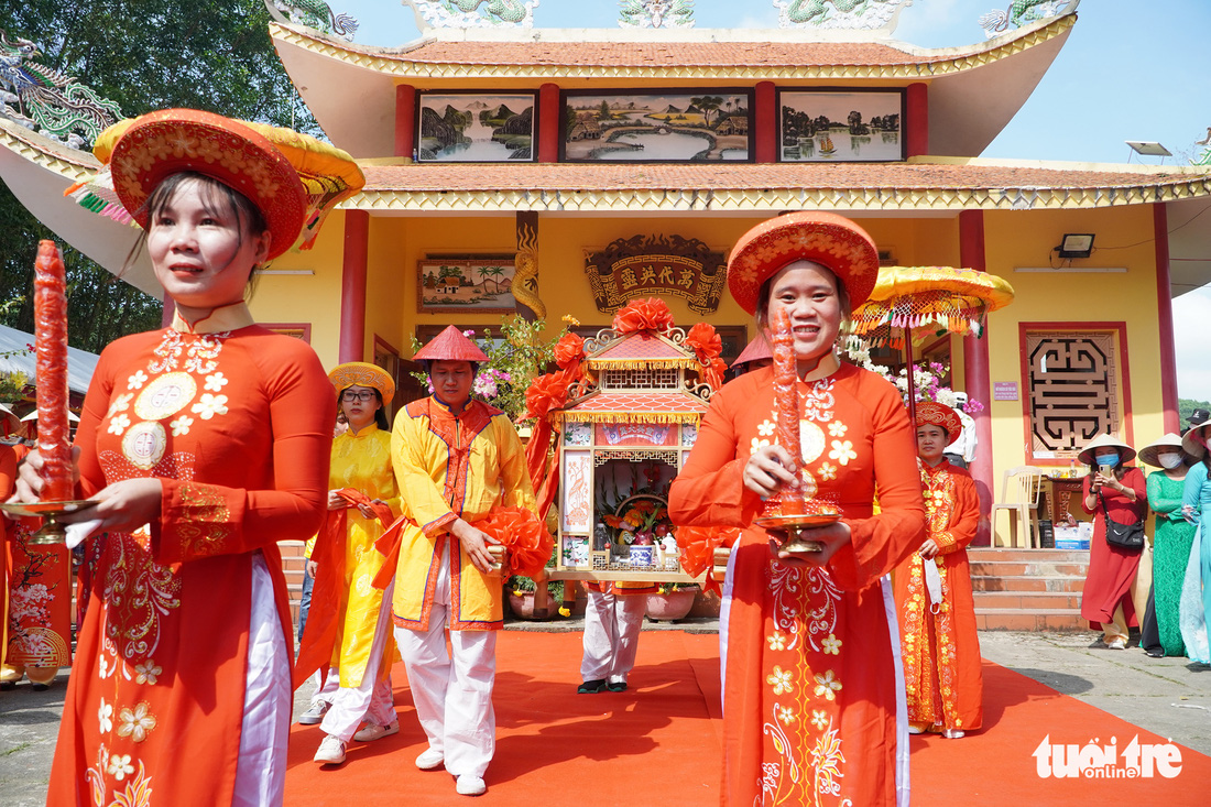 Độc đáo lễ rước sắc, rước nước ở lễ hội Bà Thu Bồn - Ảnh 1.