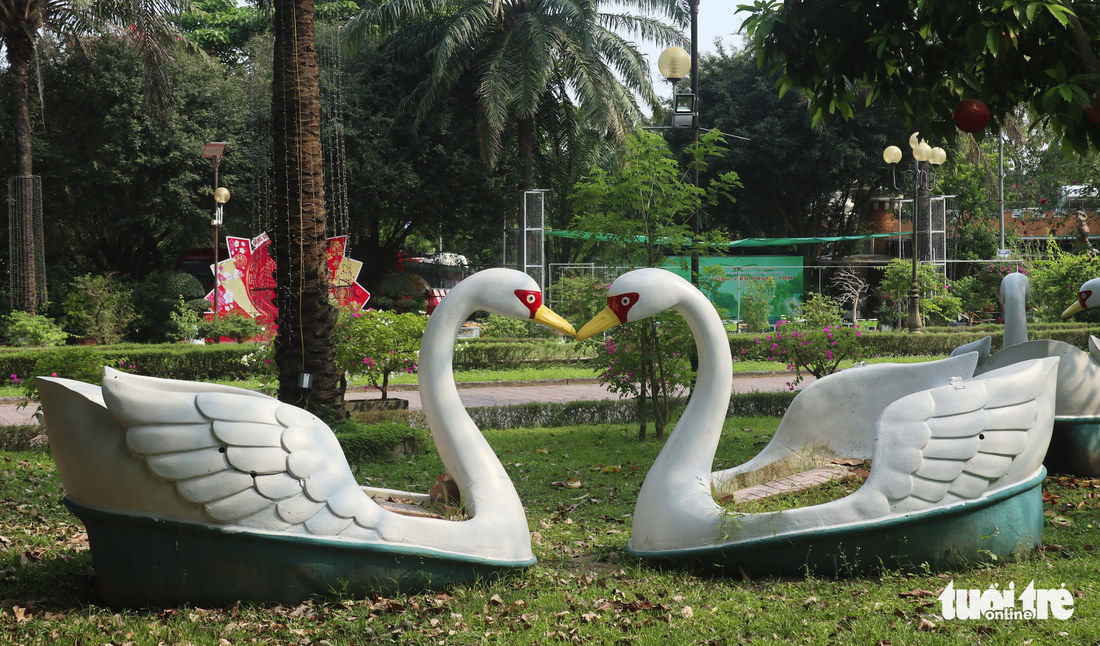 Cảnh hoang vắng ở công viên lớn nhất Nghệ An - Ảnh 7.