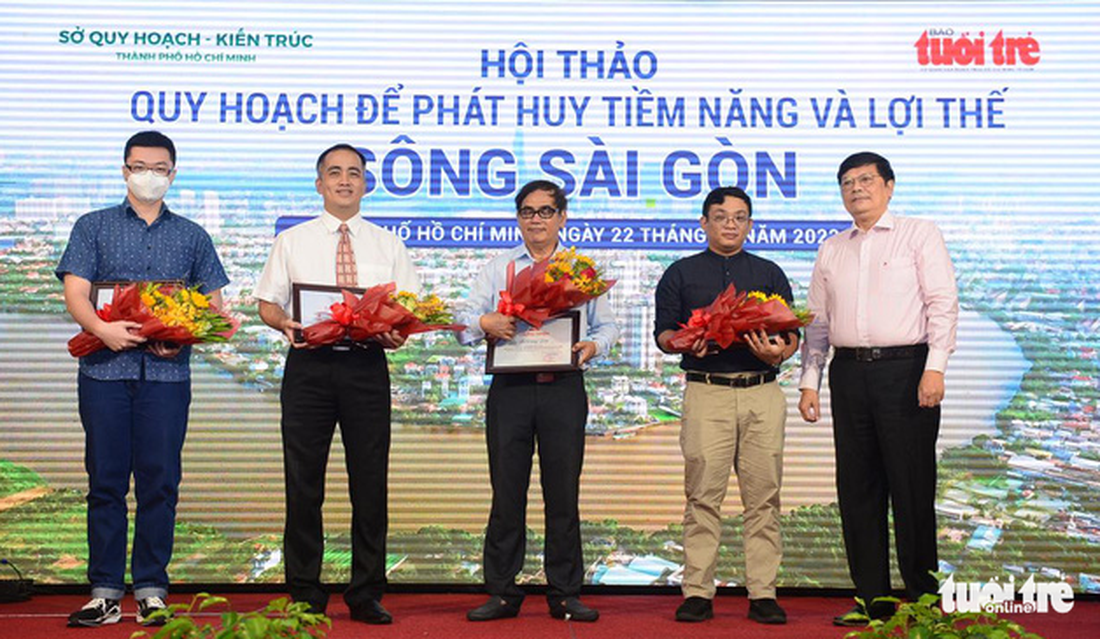 Trao giải cuộc thi Hiến kế phát triển sông Sài Gòn - Ảnh 4.