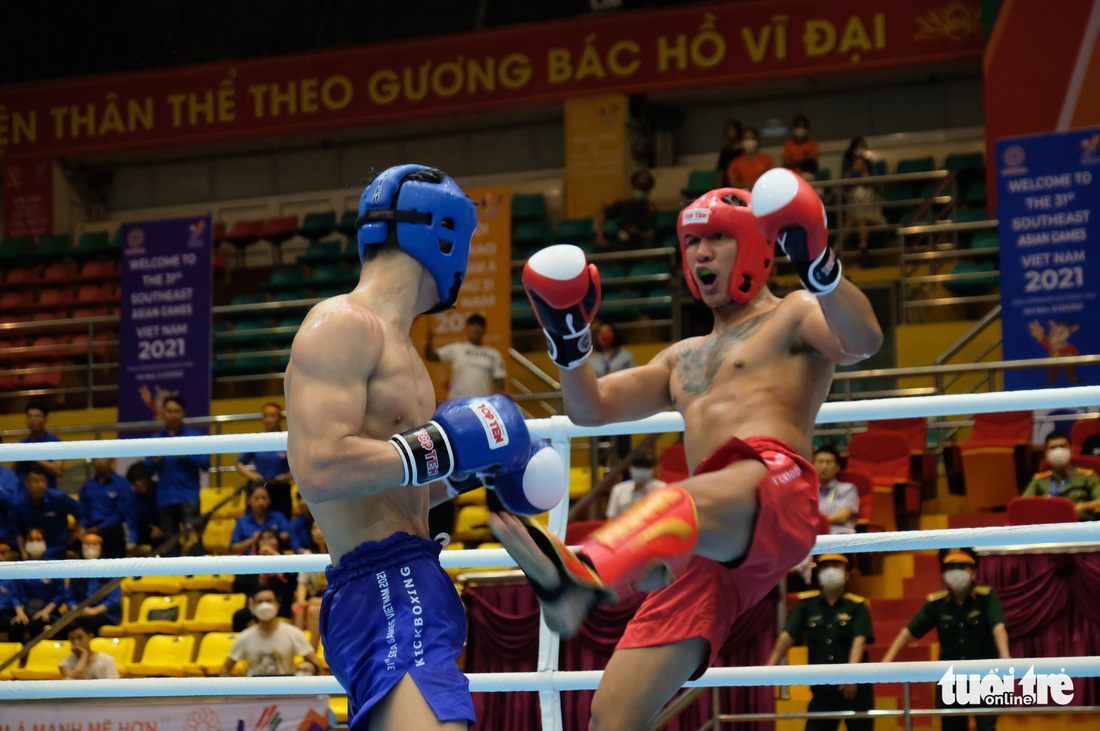 Việt Nam có 5 vận động viên đoạt vé tranh huy chương vàng kickboxing SEA Games 31 - Ảnh 12.