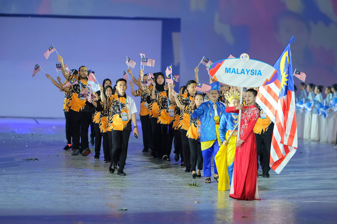 SEA Games 31 khai mạc bằng bữa tiệc âm thanh và ánh sáng hoành tráng - Ảnh 18.