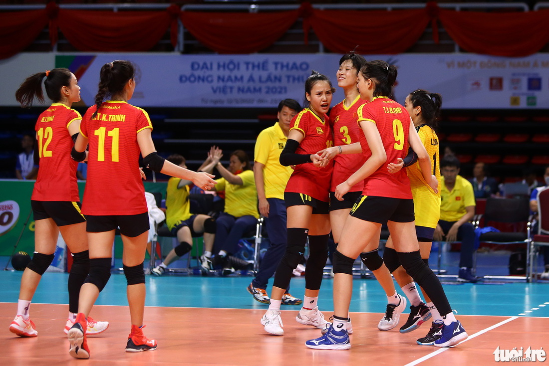 Thanh Thúy và đồng đội khởi đầu khá ổn tại SEA Games 31 - Ảnh 6.