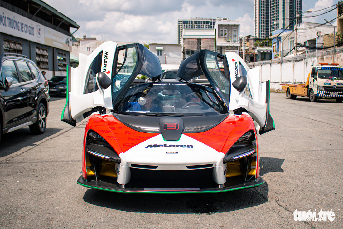 Chiêm ngưỡng McLaren Senna thứ hai về Việt Nam: Giá hàng chục tỉ đồng, khoác bộ áo đặc biệt - Ảnh 1.