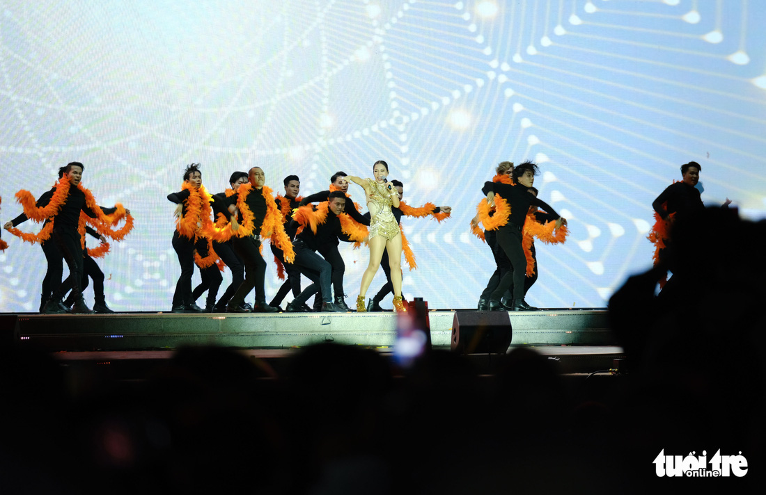 Pháo hoa rực rỡ trong đại nhạc hội hơn 20.000 khán giả tại Đà Nẵng - Ảnh 2.