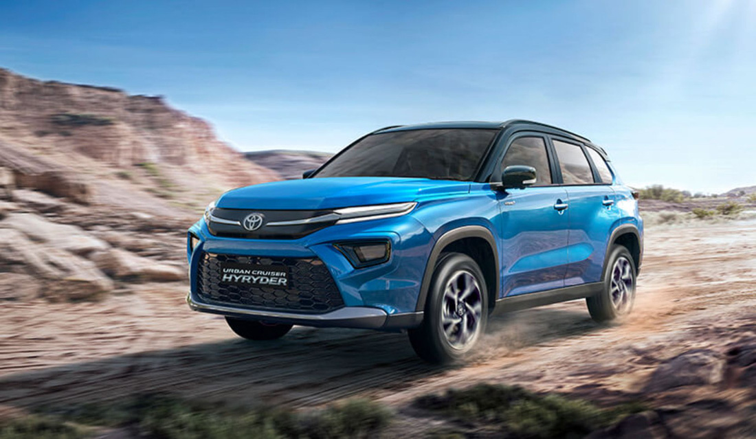 Toyota Cruiser Hyryder hybrid - SUV mới cạnh tranh Hyundai Creta - Ảnh 1.