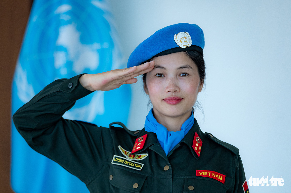Nữ trung tá công an đi gìn giữ hòa bình quốc tế - Ảnh 1.
