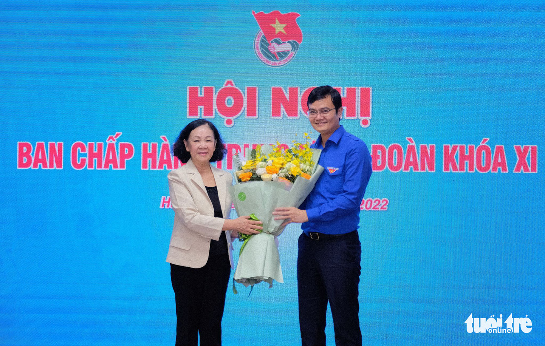 Anh Bùi Quang Huy được bầu làm bí thư thứ nhất Trung ương Đoàn - Ảnh 1.