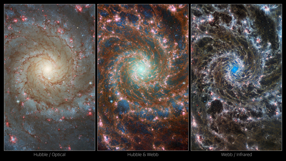 Kính thiên văn James Webb tiết lộ vẻ đẹp rực rỡ của Thiên hà Bóng ma - Ảnh 4.