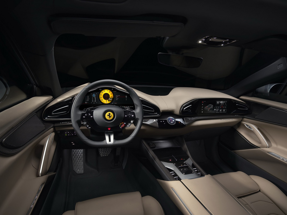 Ferrari ra mắt SUV đầu tiên Purosangue: Cửa mở kiểu Rolls-Royce, 4 ghế đơn, táp lô tách đôi - Ảnh 12.
