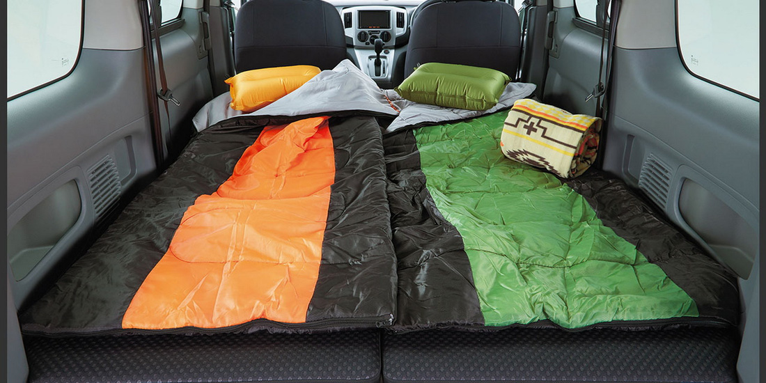 Nissan thử nghiệm trang bị giường nằm trên ô tô, thoải mái cho hai người ăn, ngủ, nghỉ - Ảnh 2.