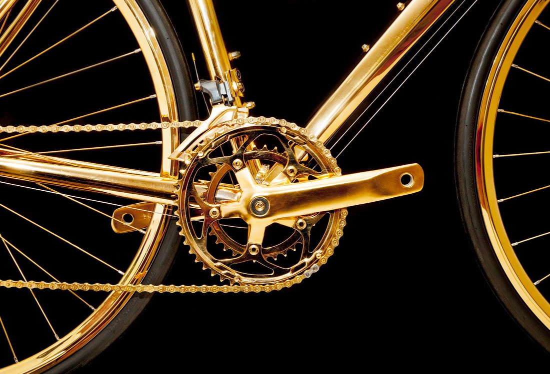 Chiếc xe đạp đắt hơn cả Rolls-Royce: Hơn một nửa làm từ vàng nguyên chất - Ảnh 5.