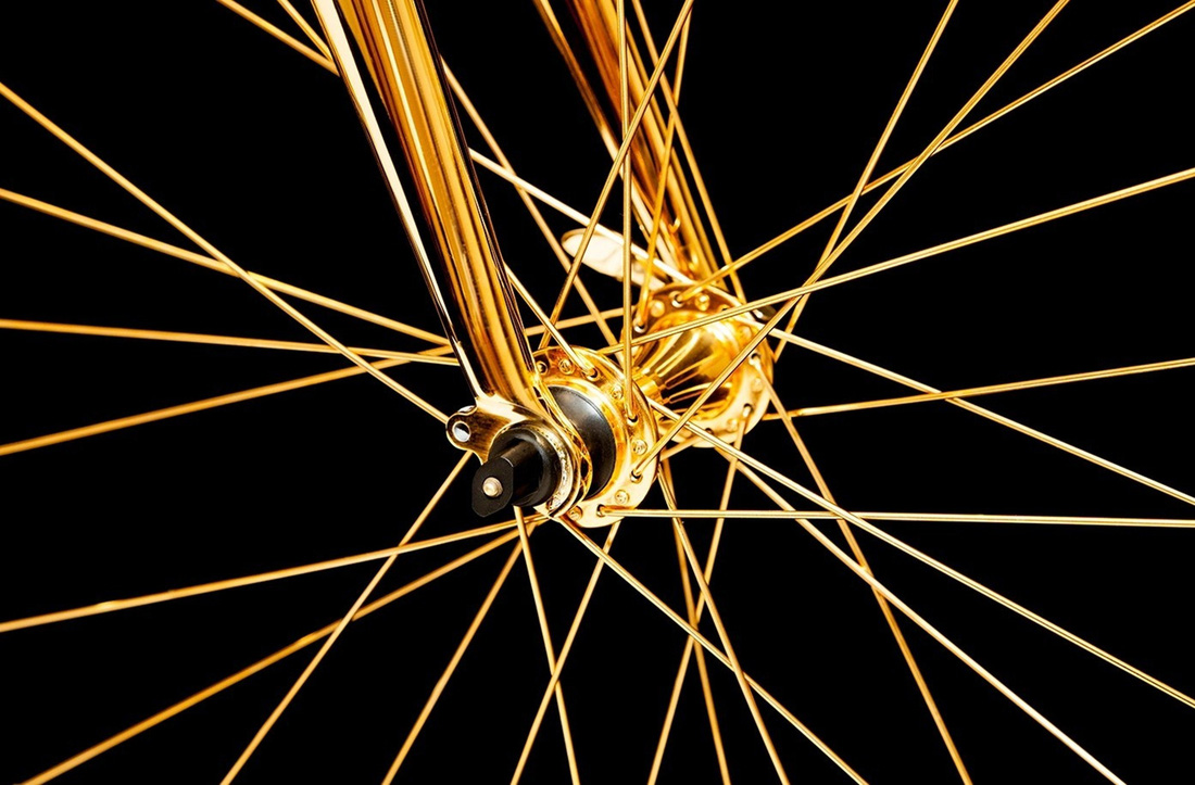 Chiếc xe đạp đắt hơn cả Rolls-Royce: Hơn một nửa làm từ vàng nguyên chất - Ảnh 4.