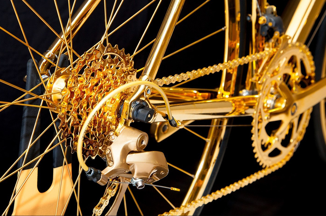 Chiếc xe đạp đắt hơn cả Rolls-Royce: Hơn một nửa làm từ vàng nguyên chất - Ảnh 5.