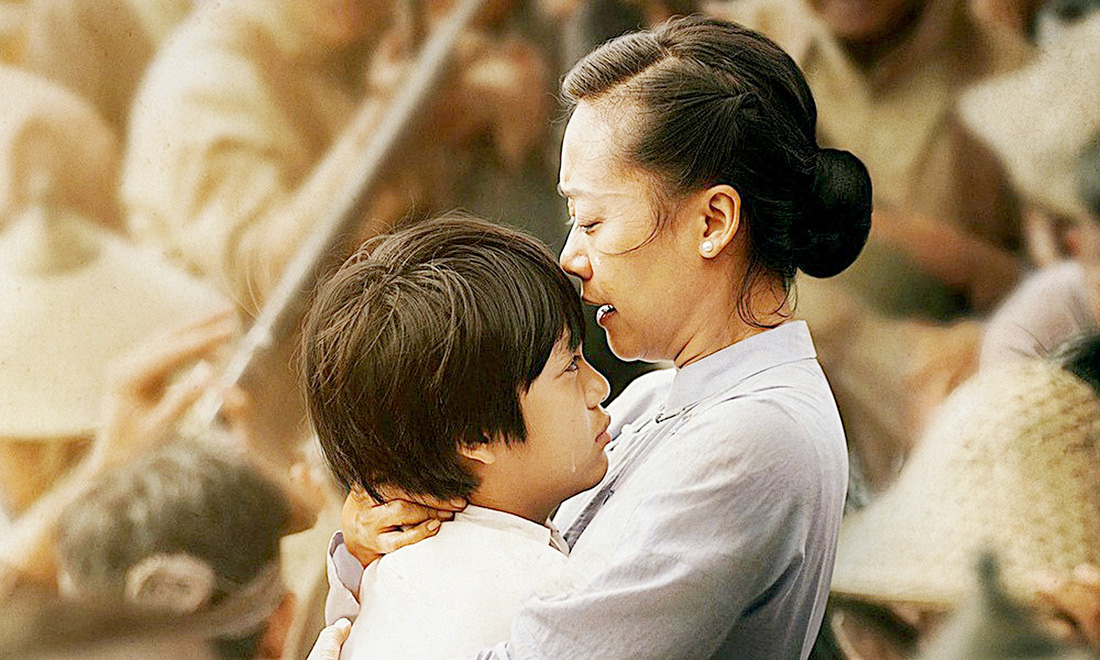 Cảnh chia ly của mẹ con An - một trong những khoảnh khắc nghẹn ngào nhất phim - Ảnh: ĐPCC