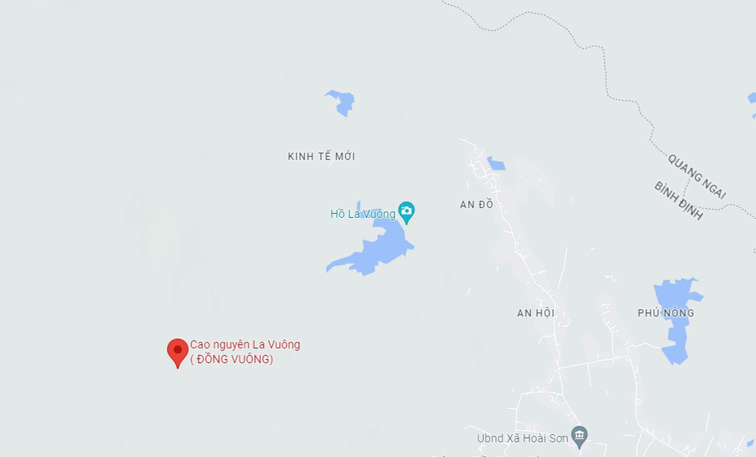 Vị trí La Vuông trên bản đồ