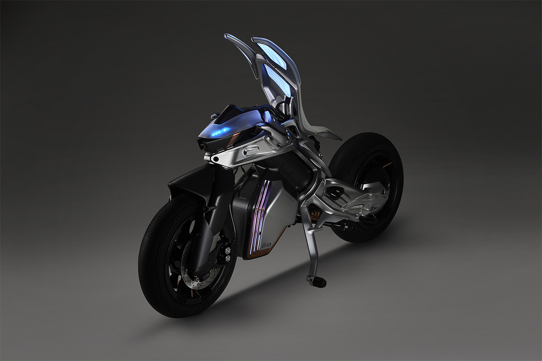 Xe máy Yamaha tự cân bằng, tự chống chân, nhận diện chủ nhân - Ảnh 7.